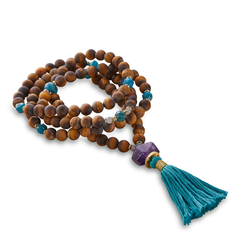 Silver & Sage Power of Positivity Mala