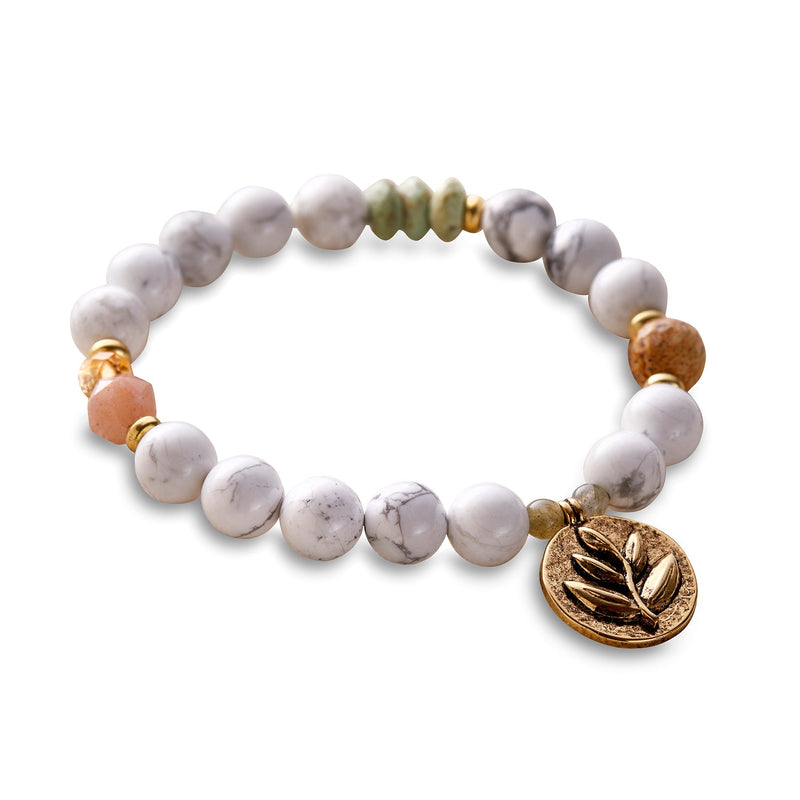 Silver & Sage Spring to Life Bracelet